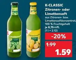 Kaufland K-classic limettensaft Angebot