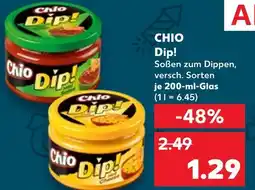 Kaufland Chio dip! soßen zum dippen Angebot
