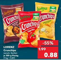 Kaufland Lorenz crunchips paprika Angebot