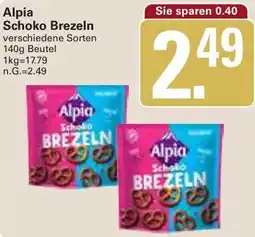 WEZ Alpia Schoko Brezeln Angebot
