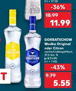 Kaufland Gorbatschow wodka original Angebot