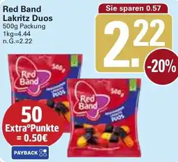 WEZ Red Band Lakritz Duos Angebot