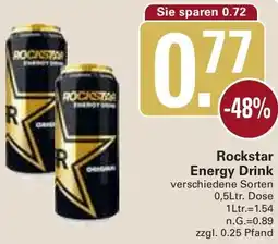 WEZ Rockstar Energy Drink Angebot
