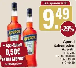 WEZ Aperol italienischer Aperitif Angebot