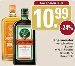 WEZ Jägermeister Angebot