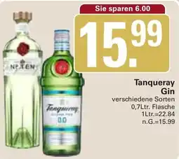 WEZ Tanqueray Gin Angebot