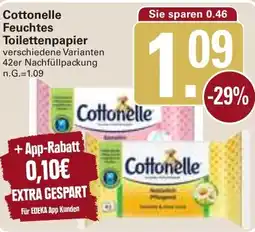 WEZ Cottonelle Feuchtes Toilettenpapier Angebot
