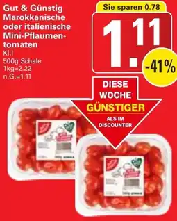 WEZ Gut & Günstig Marokkanische oder italienische Mini-Pflaumentomaten Angebot