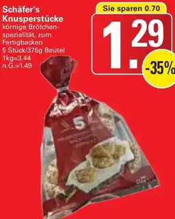 WEZ Schäfer's Knusperstücke Angebot