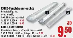 B1 Discount Baumarkt LED-Feuchtraumleuchte Angebot