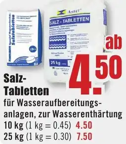 B1 Discount Baumarkt ASBIT Salz Tabletten Angebot