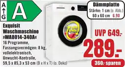 B1 Discount Baumarkt Exquisit Waschmaschine WA8014-340A Angebot