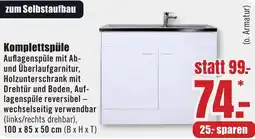 B1 Discount Baumarkt Komplettspüle Angebot