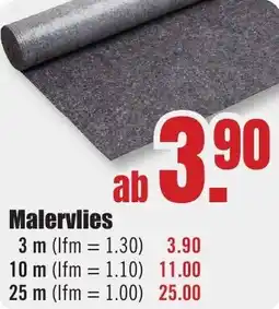B1 Discount Baumarkt Malervlies Angebot