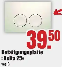 B1 Discount Baumarkt Betätigungsplatte Delta 25 Angebot