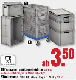 B1 Discount Baumarkt Transport- und Lagerbehälter Angebot