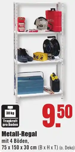 B1 Discount Baumarkt Metall-Regal Angebot