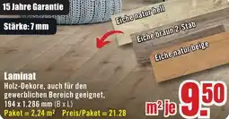 B1 Discount Baumarkt Laminat Angebot
