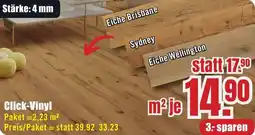 B1 Discount Baumarkt Click-Vinyl Angebot