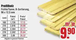B1 Discount Baumarkt Profilholz Angebot