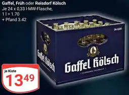 Globus Gaffel, Früh oder Reisdorf Kölsch Angebot