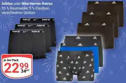 Globus Adidas oder Nike Herren-Retros Angebot
