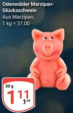 Globus Odenwälder Marzipan Glücksschwein Angebot