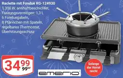 Globus Emerio Raclette mit Fondue RG-124930 Angebot