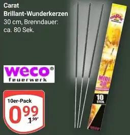 Globus Weco Carat Brillant-Wunderkerzen Angebot