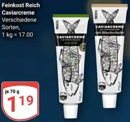Globus Feinkost Reich Caviarcreme Angebot