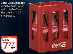 Globus Coca-Cola Limonade Angebot