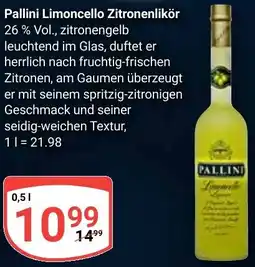 Globus Pallini Limoncello Zitronenlikör Angebot