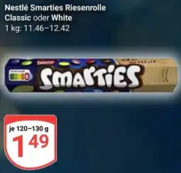 Globus Nestlé Smarties Riesenrolle Classic oder White Angebot
