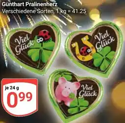Globus Günthart Pralinenherz Angebot