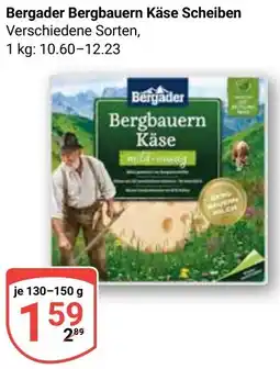 Globus Bergader Bergbauern Käse Scheiben Angebot