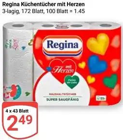 Globus Regina Küchentücher mit Herzen Angebot