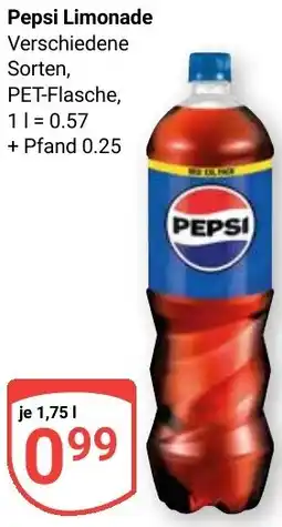 Globus Pepsi Limonade Angebot