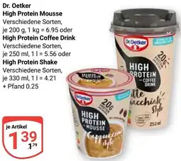 Globus Dr. Oetker High Protein Mousse Angebot
