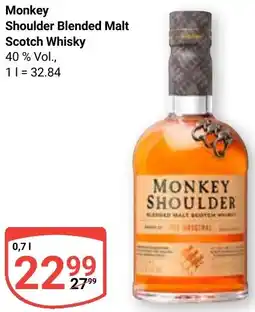 Globus Monkey Shoulder Blended Malt Scotch Whisky Angebot