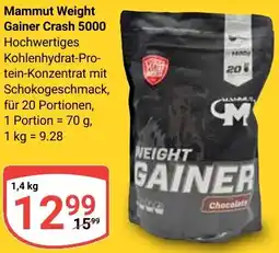 Globus Mammut Weight Gainer Crash 5000 Angebot
