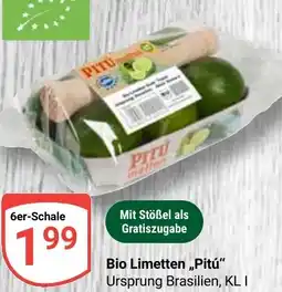 Globus Bio Limetten „Pitú" Angebot