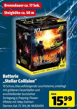 Hagebau NICO Batterie ,,Stellar Collision" Angebot