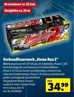 Hagebau NICO Verbundfeuerwerk ,,Home Run 2" Angebot