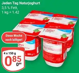 Globus Jeden Tag Naturjoghurt Angebot