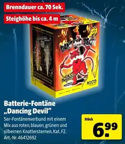 Hagebau NICO Batterie-Fontäne ,,Dancing Devil" Angebot