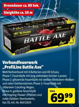 Hagebau NICO Verbundfeuerwerk ,,ProfiLine Battle Axe" Angebot