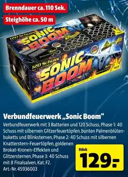 Hagebau NICO Verbundfeuerwerk ,,Sonic Boom" Angebot