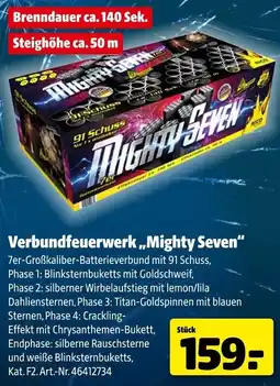 Hagebau NICO Verbundfeuerwerk ,,Mighty Seven" Angebot