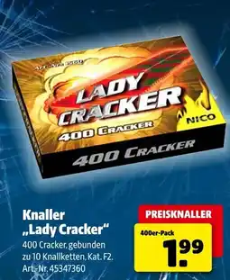 Hagebau NICO Knaller ,,Lady Cracker" Angebot