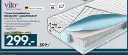 Franz Knuffmann vito 7-Zonen Taschenfederkern- Matratze Vito" „Sensio Perfect 2.0" Angebot